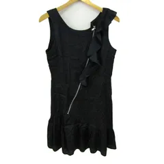 マークバイマークジェイコブス ワンピース トップス ノースリーブ ジップ フリル レディース 6サイズ 紺 MARC BY MARC JACOBS 【中古】