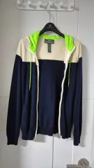 ラルフローレン フード ニット ジップアップ (XS 新品)