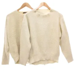 イェッカヴェッカ YECCA VECCA 美品 ラメニット 2点 セット まとめ F アイボリー 白 /NL