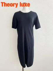 ☆theory luxe☆半袖ニット ダークブルー - メルカリ