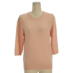 リファインド Refined カシミヤ100％ ニット セーター 七分袖 ピンク ■FF