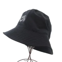 ナイキ NIKE ドライフィット DRI-FIT バケットハット 帽子 ロゴプリント 黒 ブラック /GV