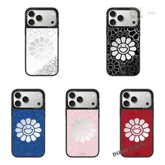新品 ヒマワリ柄スマホケース MagSafe対応 iPhoneケース  CASETiFY 耐衝撃 ケースティファイ きょうめんスマホケース iPhone17/17pro//iphone16/iphone15/14/13/12 多機種対応