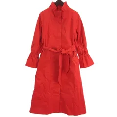 グレースコンチネンタル GRACE CONTINENTAL ロング コート レッド 36 ■TC