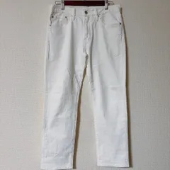 メキシコ製◎(^w^)b  Levi’s リーバイス 501 ホワイトデニム ストレート パンツ 白デニム ボタンフライ ジーンズ  美シルエット 古着 ヴィンテージライク  人気モデル カジュアル ミックス メンズ サイズW31×L32  OM11524YS