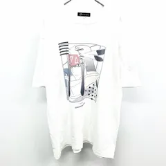 【新品】[印象N] arma bianca アルマビアンカ Tシャツ メンズ XXL 2XL 3L 白 綿100% SHAMAN KING アニメ シャーマンキング パッチ族 シルバ lette-graph 半袖のサムネイル