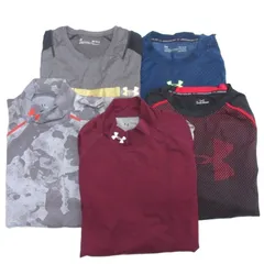 アンダーアーマー UNDER ARMOUR Tシャツ カットソー 長袖 5点セット まとめ M L XL ■EC