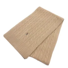 ポロ ラルフローレン POLO RALPH LAUREN ケーブル マフラー ウール ベージュ