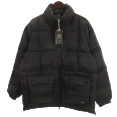 タイオン TAION マウンテン パッカブル ボリュームダウン ジャケット ブラック M 260219E ■GY12