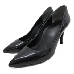 ダイアナ DIANA パンプス ポインテッドトゥ ローヒール 24.5cm 黒 ブラック