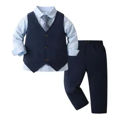 新品 [Sivrusn] 子供スーツ 男の子 フォーマル スーツ キッズ 紳士服 卒園式 入園式 ボーイズ こども フォーマルウェア キッズコスチューム 子供服 セットアップ 発表会 結婚式 卒業式 入学式 七五三 お宮参り 撮影用 navy 140cm