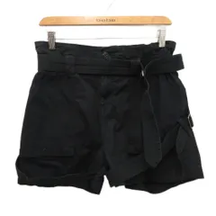 ディーゼル DIESEL ショートパンツ ボンテージ y2k 黒 ブラック 23 ■IBO90