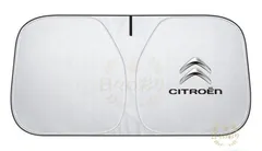 【新品】新型 140cm*70cm  citroen シトロエン ロゴ フロントサンシェード ワンタッチフロントシェード  フロントガラス サンシェード 紫外線対策 収納袋付  折りたたみ式v102gbのサムネイル