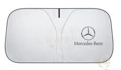 140cm*70cm メルセデス ベンツ Mercedes Benz ロゴ フロントサンシェード ワンタッチフロントシェード フロントガラス サンシェード 紫外線対策 収納袋付 折りたたみ式 W290 190 GLA GLK GLE GLCv102gbのサムネイル