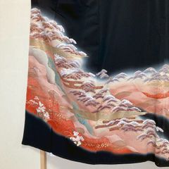 特筆な逸品&極美品【正絹 和装小物 着物 振袖 留袖 和装 訪問着 黒留袖