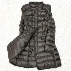 極美品 モンクレール エルミンヌ ダウンコート 腕ワッペン カーキ 