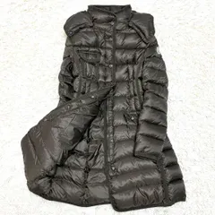 美品 MONCLER モンクレール エルミンヌ HERMINE ダウンコート ロングコート ナイロン カーキ 0 レディース 定番 人気 Aライン シルエット 細見え 撥水 軽量 高級 贅沢 ご褒美 旅行 お出かけ 上品 インポートのサムネイル