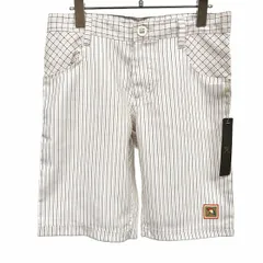 【新品】[印象N] Arnold Palmer アーノルドパーマー ハーフパンツ メンズ L ピンク ピンク×緑系×グレー×白系 ポリ100% ウエストに調節紐 ジップフライ トップボタンがパラシュートボタン テーパード ショート ストライプ×チェックのサムネイル