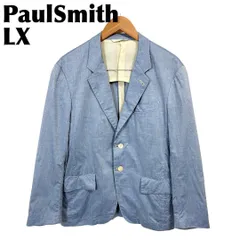 【美品】 PaulSmith テーラードジャケット 薄手 コットン LX 水色