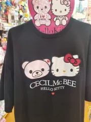 CECIL McBEE セシルマクビー ハローキティ コラボレーション ブラック 半袖Tシャツ