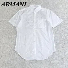 【美品】ARMANI COLLEZIONI 半袖ドレスシャツ 40 15 3/4のサムネイル
