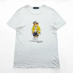 Polo Ralph Lauren ポロベア プリント Tシャツ M ホワイト コットン