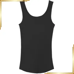 【新品】 綿１００％生地使用 リブ編みコットン（タンクトップ） 0