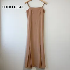 COCO DEAL キャミワンピース ロング オレンジ Mサイズ フレア 訳あり