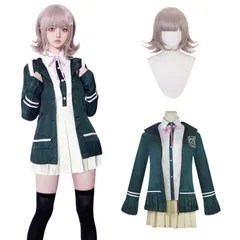 新品 [CR ROLECOS] 七海千秋 コスプレ衣装 ナナミ チアキ コスプレ ななみ ちあき コスプレ コスチューム 制服 COSPLAY (七海千秋 XL)