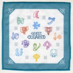 [중고] 수건 수건 QUEST CLEARED 컨트롤러 & 마우스 클리너 [이치 반 쿠지 몬스터 헌터 와일즈] F상