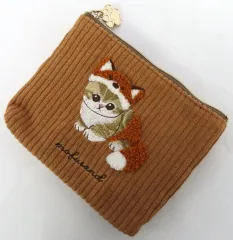 【中古】バッグ きつね 刺繍ボアシリーズ ティッシュポーチ 「mofusand」