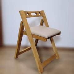 2脚セット ヴィンテージ 板座カントリー フォールディングチェア