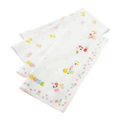 新品 [ミキハウス] ガーゼタオルセット 沐浴 お風呂 ガーゼ タオル 2枚組 綿100％ 日本製 35×70cm 出産準備 男の子 女の子 ベビー キッズ 赤ちゃん ベビー服 46-8429-146 ピンク