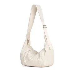 【新着商品】シンプル 無地 A4 ナイロン 肩掛け ショルダー 大容量 トートバック 超軽量 斜めがけ レディース ショルダーバッグ