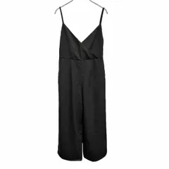 【新品】[印象N] natural couture オールインワン / パンツワンピース レディース F 黒 ポリエステル×レーヨン×ポリウレタン 背中にゴム 後ろリボン(脱着不可) 肩紐 カシュクールのサムネイル