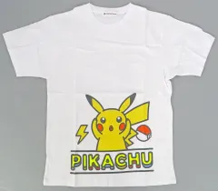 【中古】Tシャツ ピカチュウ Tシャツ PIKACHU ホワイト Lサイズ 「ポケットモンスター」 ポケモンセンター限定