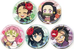 【中古】バッジ・ビンズ 全5種セット 「鬼滅の刃×ufotable Cafe×マチ★アソビCAFE 節分イベント2024 ランダム豆缶バッジ」のサムネイル