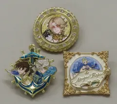 【中古】バッジ・ピンズ [単品] 集合 トゥルース＆リーズニング 金属バッジ3個セット  「Identity V 第五人格 勝負師の独演 7周年記念オフラインパック」