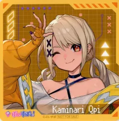 【中古】コースター 神成きゅぴ(等身) コースター 「バーチャルYouTuber ぶいすぽっ!×GiGO キャンペーン第3弾 ～CYBER GAMING MODE～」 ぶいすぽ焼き・ドリンクメニュー注文特典 第2弾