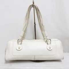 ケイトスペード KATE SPADE ミニボストン ハンド バッグ 本革 レザー 白 ホワイト 裏地付き