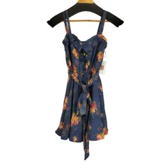 リズリサ LIZ LISA 総柄 フリルキャミワンピース y2k レディース JPN：0 