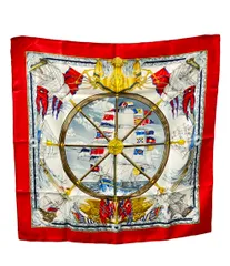 美品 エルメス スカーフ シルク100% カレ90 Vive le Vent レディース HERMES