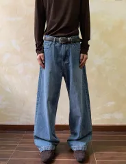 ワイドデニムパンツ
