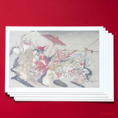 ポストカード 河鍋暁斎「暁斎百鬼画談」（5枚セット） - メルカリ