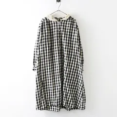 サマンサモスモス Samansa Mos2 SM2 ギンガムチェック衿レースワンピース F‖ブラック×ベージュ ドレス 【2400014885125】
