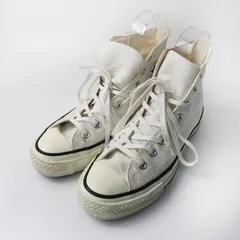 日本製 コンバース CONVERSE MADE IN JAPAN CANVAS ALL STAR J HI ハイカット​スニーカー 6.5｜オフホワイト【2400014899344】