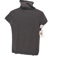 チヴィディーニ CIVIDINI MADE IN ITALY イタリア製 ハイネック メリノ ウール S/S カットソー レディース 表記無 のサムネイル