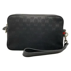 GUCCI(グッチ) ショルダーバッグ GG柄,シェリー(ウェブ) 834802 黒×レッド×グリーン レザー