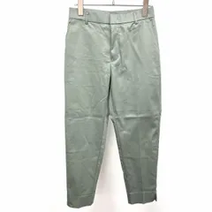 【新品】[印象N] ROPE PICNIC ロペピクニック 36 レディース 女性 テーパードパンツ 裾スリット 撥水加工 ストレッチ 綿×ポリなど グリーン系