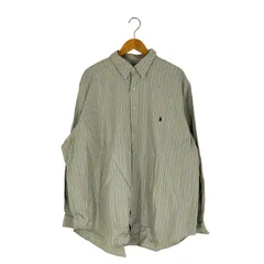 ラルフローレン RALPH LAUREN 90s CLASSIC FIT ポニー刺繍 マルチストライプ ボタンダウンシャツ メンズ  2XB BIG